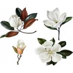 Ena Butik 40x50 cm Sade Çiçekler 6 Sayılarla Boyama Seti Rulo Duvar Sticker