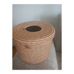 ENA Jüt, hasır, çöp kovası, mutfak çöp kovası, banyo çöp kovası, modern kova, jüt kova 25*20