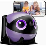 Enabot Ebo Air 2 Plus 3k Gözetim Kamerası, Yapay Zekalı Mobil Robot, 2 Yönlü Ses, Gece Görüşü - Mor