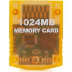 Enachanrited Oyun Için 1024MB Hafıza Kartı Konsol Için Hafıza Kartı Kullanımı Kolay, Turuncu (Yurt Dışından)