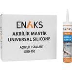 Enaks Silikonize Akrilik Mastik 450GR Beyaz