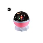 Enashop Renkli Yıldızlı Gökyüzü Projeksiyon Gece Lambası Pembe 36 X 50