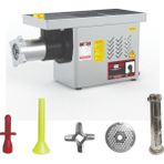 Enazon 22 No Et Kıyma Makinesi 1,1 Kw 1,5 Beygir (Yedek Ayna Bıçak Salça ve Sucuk Aparatlı) 220 Volt - Gri