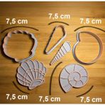 Enb Ceramic3 Lü 6 Parça Seramik & Polimer Kil & Kurabiye Kalıbı - 1 Adet