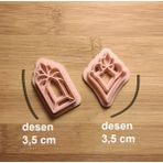 Enb Ceramic3,5 cm Seramik & Polimer Kil Kalıp Küpe Kalıbı - 1
