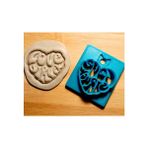 Enb Ceramic4cm Love Struck Polimer Kil Küpe Kalıbı Seramik Kalıp - 1
