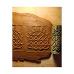 Enbceramic 10 CM Güneş kursu SERAMİK-POLİMER KİL- KURABİYE KALIBI DESEN OKLAVASI DOKU RULOSU
