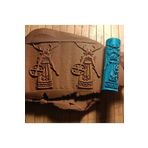 Enbceramic 10 CM SERAMİK & POLİMER KİL KALIP DOKU RULOSU DESEN OKLAVASI