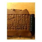 Enbceramic 10 CM SERAMİK POLİMER KİL PASTACILIK KURABİYE KALIP DOKU RULOSU DESEN OKLAVASI