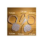 Enbceramic 3 LÜ 6 PARÇA SERAMİK & POLİMER KİL & KURABİYE KALIBI