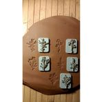 Enbceramic ÇİÇEK DESENLİ MÜHÜR DAMGA- SERAMİK&POLİMER KİL& KURABİYE KALIBI