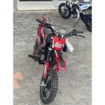 Enbest Mini Cross Çocuk Motoru Benzinli Tek Silindirli Kırmızı