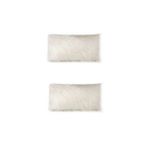 Enc Home 2 Adet 35x50 Peluş Kırlent Kılıfı Beyaz