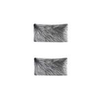 Enc Home 2 Adet 35x50 Peluş Kırlent Kılıfı Gri