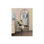 Enc Home Ayaklı Oval Boy Aynası 180x50 cm Metal Çerçeveli Şık ve Dayanıklı Modern Tasarım