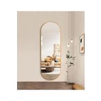 enc home İki Tarafı Oval Konsol Ve Boy Aynası 160x60 Cm