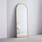 Enc Home Metal Çerçeveli Oval Ayna 180x70 cm Yatak Odası ve Salonlar için Şık Tasarım