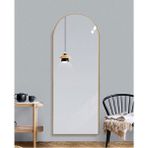 Enc Home Oval Metal Duvar Aynası 180 x 60 cm – Dayanıklı Çerçeveli, Asma Aparatlı ve Şık Dekoratif Tasarım