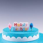 Enc Mum Happy Bırthday Yazılı Küçük Balonlu - Renkli