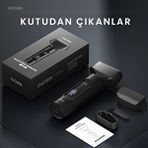 Enchen MS001 Siyah Dijital Göstergeli Suya Dayanıklı Folyo Başlıklı Ultra Yakın Kesim Şarjlı Tıraş Makinesi