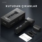 Enchen Ms001 Siyah Dijital Göstergeli Suya Folyo Başlıklı Ultra Yakın Kesim Şarjlı Tıraş Makinesi