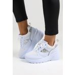 Encool Beyaz Kadın Günlük Sneaker Ayakkabı Pul Detaylı Renk Seçenekleri Ile Spor Yüksek Taban