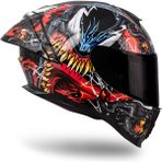 Encore Symbioth Siyah-Kırmızı-Mavi Kask - XS