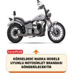 Encover Regal Raptor Daytona 250 Reflektörlü Siyah (Arka Çanta Uyumlu) Motosiklet Brandası,motor Branda Motor Örtüsü (Güvenlik Kilidi ve Bağlantı Tokalı) - Siyah - Reflektörlü Çanta UYUMLU
