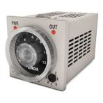 Enda ATSP4-LV-S08-12 48X48 24VAC/DC 8 Pin Soket Analog Zaman Rölesi