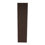 ENDA HOME COLLECTION Akustik MDF Duvar Paneli Akupanel Duvar Dekor Profili Ses Yalıtım ve Dekor Çıtası 61x278 cm Kahverengi