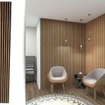 ENDA HOME COLLECTION Akustik MDF Duvar Paneli Akupanel Duvar Dekor Profili Ses Yalıtım ve Dekor Çıtası 61x278 cm