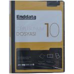 Enddata Ön Cepli Sunum Dosyası 10'lu Siyah 1210-3