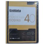Enddata Ön Cepli Sunum Dosyası 40'lı Siyah 1240-3