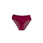 Endeep EP21761 Kadın Büyük Beden Kalın Kenarlı Bordo Bikini Altı
