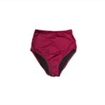 Endeep EP21898 Kadın Yüksek Bel Bordo Bikini Altı