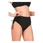 Endeep EP22012 Kadın Yüksek Bel Yan Büzgülü Ipli Bikini