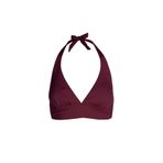 Endeep Kadın Boyundan Bağlamalı Bordo Bikini Üstü