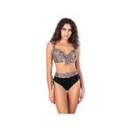 Endeep Kadın Desenli Balenli Bikini Takımı