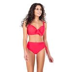 Endeep Kadın Fiyonk Detaylı Pembe Büyük Beden Bikini Takımı