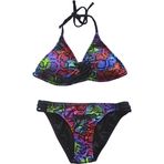Endeep Kadın Kuş Gözü Detaylı Üçgen Bikini Takımı