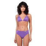 Endeep Kadın Yarım Dolgulu Aksesuarlı Simli Bikini Takımı