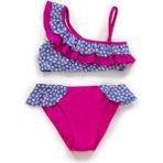 Endeep Kız Çocuk Desenli Bikini Takımı - 11 - 12 Yaş - Mavi