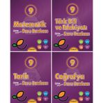 Endemik 2026 9. Sınıf Matematik + Türk Dili + Tarih + Coğrafya Soru Seti 4 Kitap Güncel Müfredat