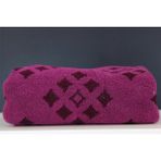 Ender Home 50X100 Rug Iplik Boya Jakarlı Bukle El Yüz Baş Havlusu - 50 x 100 cm - Mor