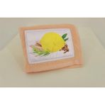 Ender Home CottonVerse %100 Pamuk Limon Nakışlı Mutfak Havlusu 30x40 cm - Somon - 30 x 40 cm