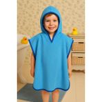 Ender Home CottonVerse Havlu Panço – %100 Pamuk Kapüşonlu - Mavi - 0 - 2 Yaş