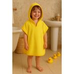 Ender Home CottonVerse Havlu Panço – %100 Pamuk Kapüşonlu - Sarı - 3 - 4 Yaş
