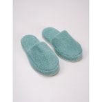 Ender Home CozySteps Banyo Ve Ev Terliği – %100 Pamuk Havlu Kaymaz Kalın Taban , Yüksek Su Emicilik - Mint