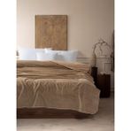 Ender Home DreamSoft Kadife TV & Koltuk Şalı Çift Kişilik – 160x220 Cm - Bej - 150 x 220 cm