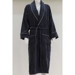 Ender Home DreamSoft Şalyaka Bornoz – %100 Pamuk, Kadife, Unisex - L - XL - Antrasit